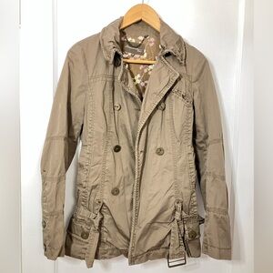 Stradivarius Tan Utility Barn Jacket